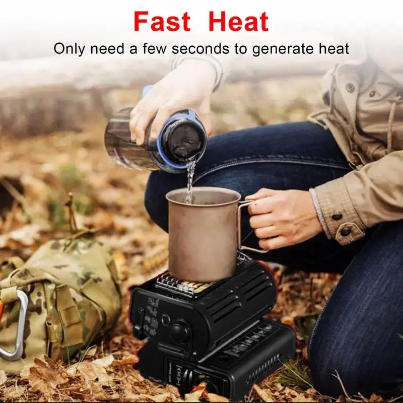 多機能屋外キャンプストーブ、ハンドウォーマー、ハイキング用ヒ - Outdoor Camping Gas Heater のレビューと価格